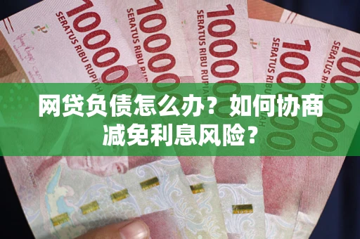 济南网贷负债怎么办？如何协商减免利息风险？