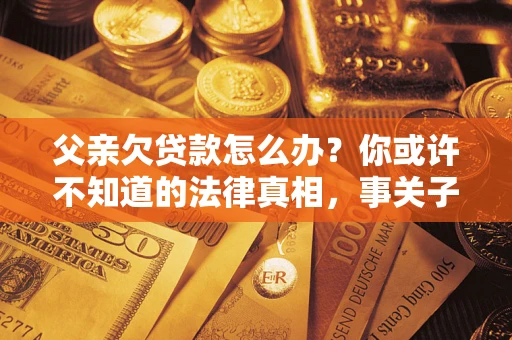 济南父亲欠贷款怎么办？你或许不知道的法律真相，事关子女未来