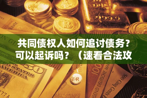 济南共同债权人如何追讨债务？可以起诉吗？（速看合法攻略）