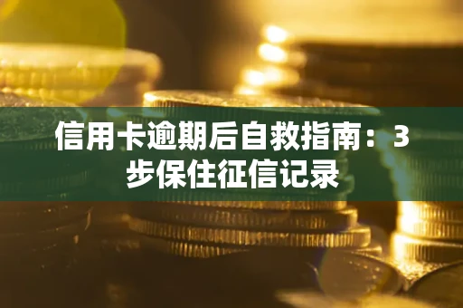 济南信用卡逾期后自救指南：3步保住征信记录