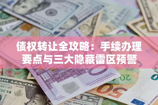 济南债权转让全攻略：手续办理要点与三大隐藏雷区预警