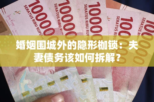 济南婚姻围城外的隐形枷锁：夫妻债务该如何拆解？